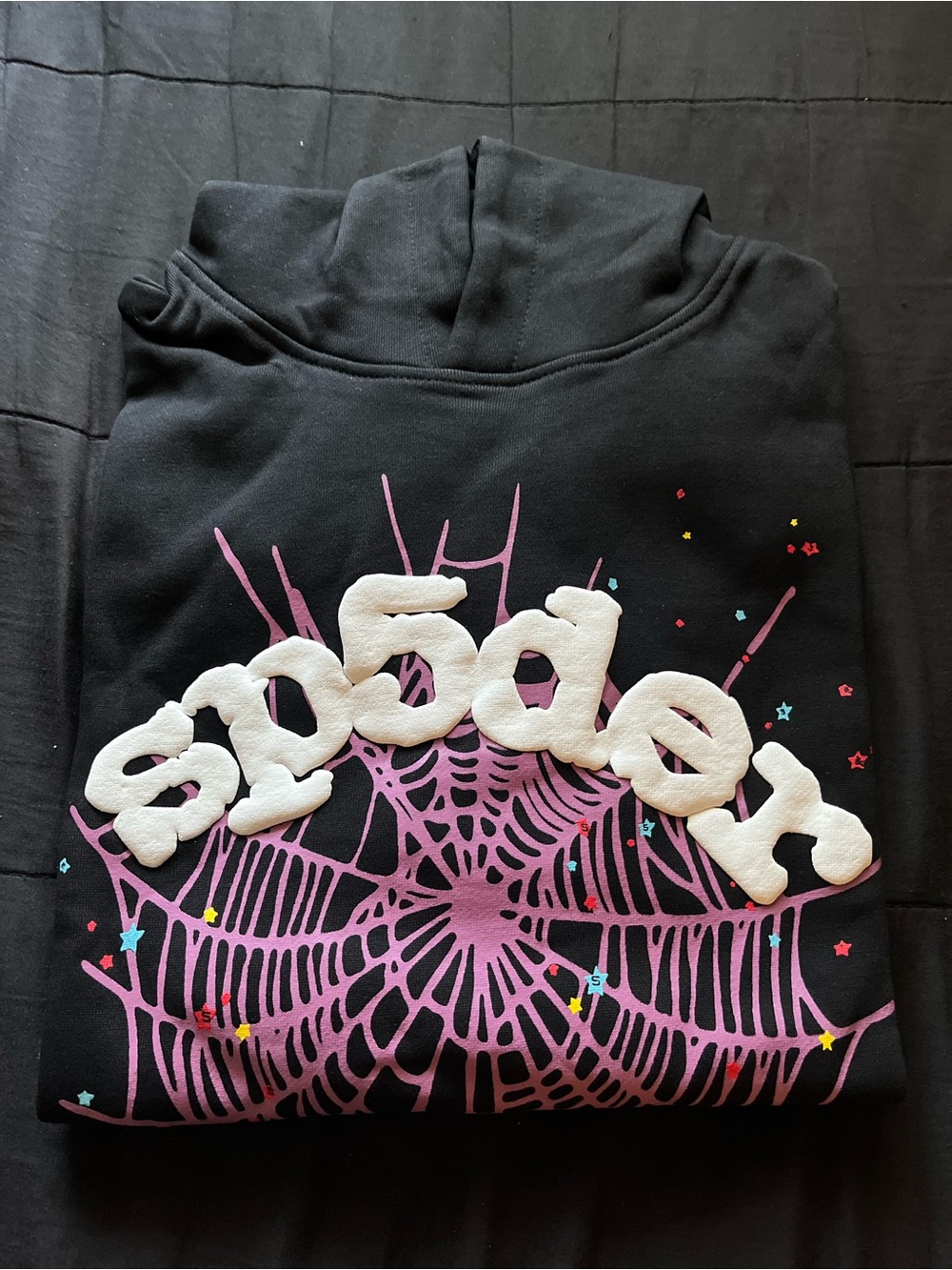 Black and purple spider hoodie